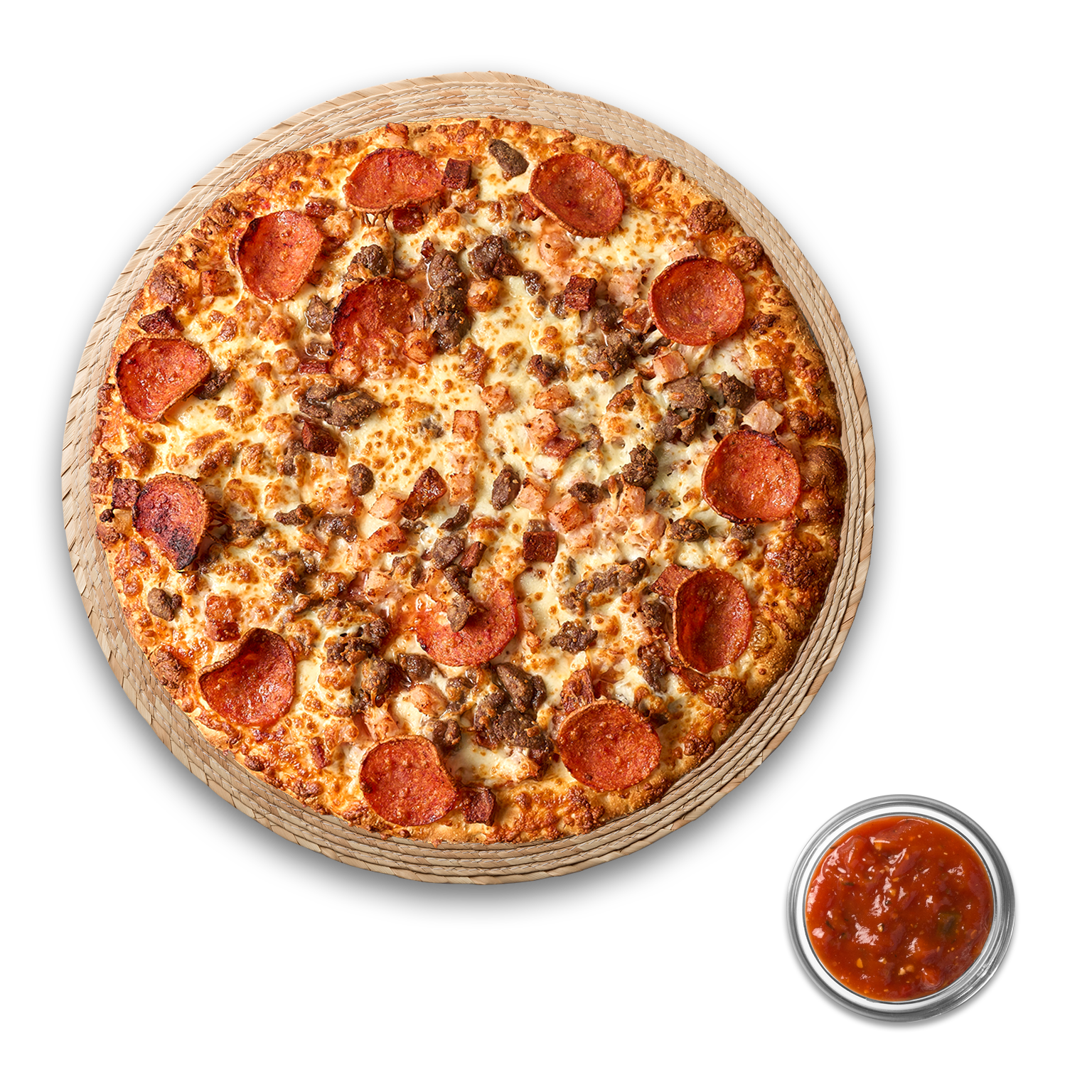 Small delivery special pizza