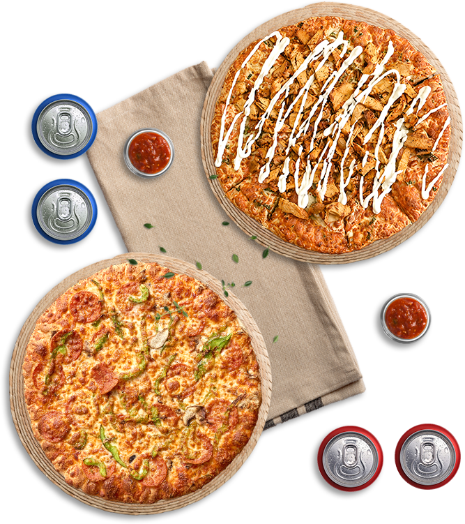 2 for 1 pizza promo